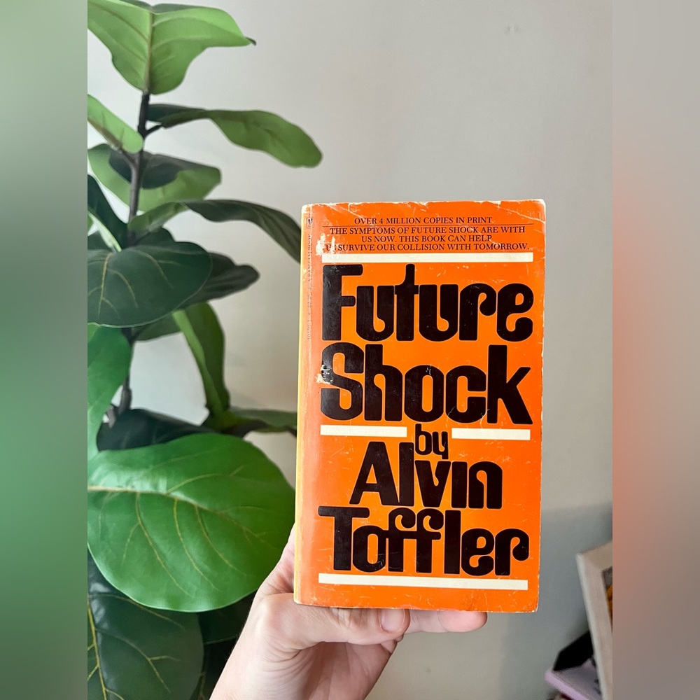 1970 Future Shock by Alvin Toffler Paperback